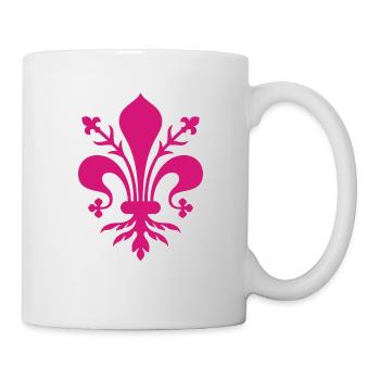 Fille pourpre - Mug blanc - blanc - Droite