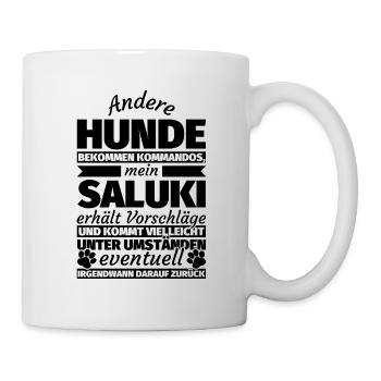 Saluki Hund Geschenke - Tasse - Weiß - Rechts