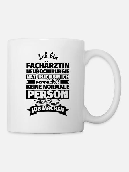 Fachärztin Neurochirurgie Geschenke - Tasse - Weiß
