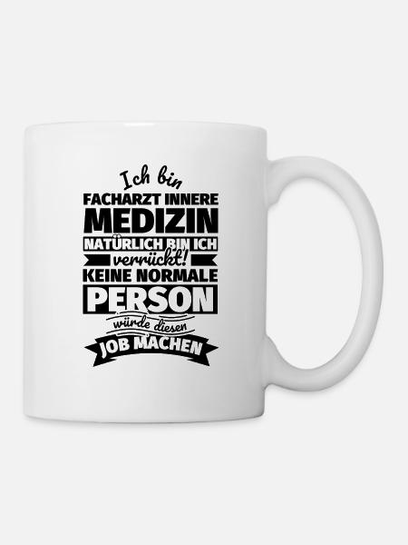 Facharzt Innere Medizin Geschenke - Tasse - Weiß
