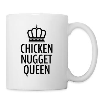 Chicken Nuggets Queen Fast Food birthday Funny - Mug - white - Right