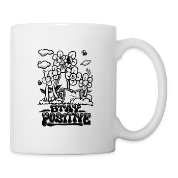 Stay positive - Mug - white - Right