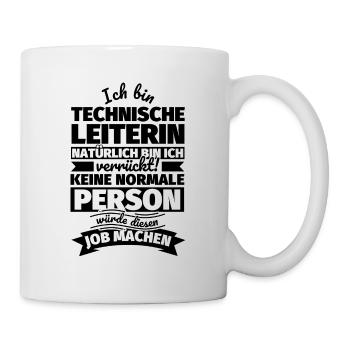Technische Leiterin Geschenke - Tasse - Weiß - Rechts