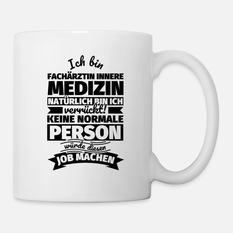 Fachärztin Innere Medizin Geschenke - Tasse - Weiß