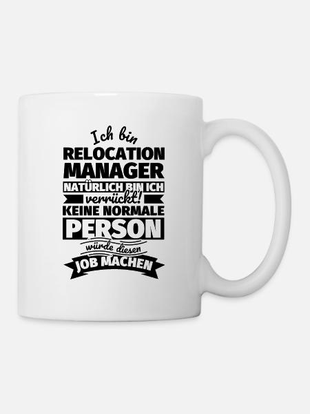 Relocation Manager Geschenke - Tasse - Weiß