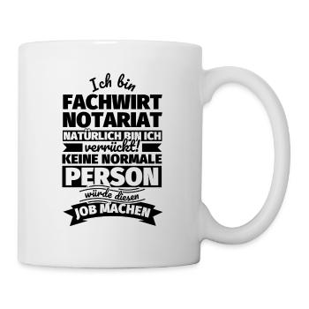 Fachwirt Notariat Geschenke - Tasse - Weiß - Rechts