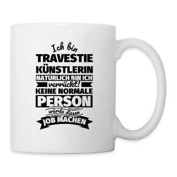 Travestie Künstlerin Geschenke - Tasse - Weiß - Rechts