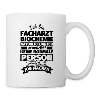Facharzt Biochemie Geschenke - Tasse - Weiß - Rechts