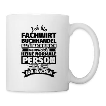 Fachwirt Buchhandel Geschenke - Tasse - Weiß - Rechts
