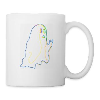 Bunter Geist - Tasse - Weiß - Rechts