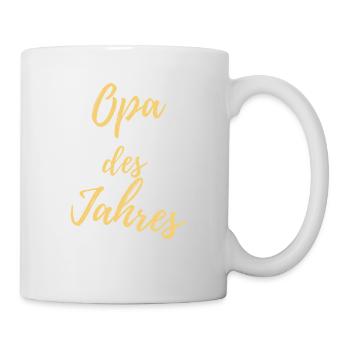 oma opa - Tasse - Weiß - Rechts
