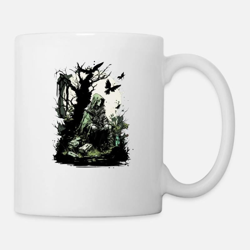 Druiden-Elf - Tasse - Weiß