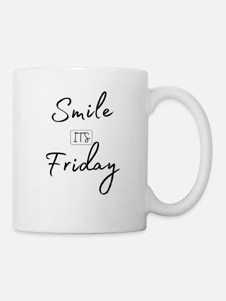 Smile It's Friday - Mug - white
