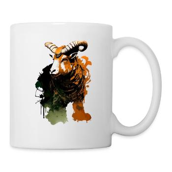 Widder der coole - Tasse - Weiß - Rechts