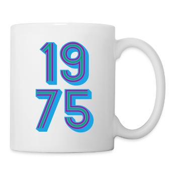 1975 Année de naissance | Couleurs changeantes - Mug blanc - blanc - Droite