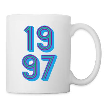 1997 Année de naissance | Couleurs changeantes - Mug blanc - blanc - Droite