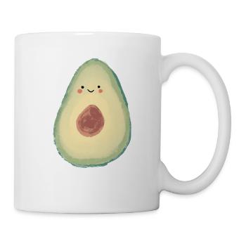 Süsse Avocado für Kinder | Babys | Erwachsene - Tasse - Weiß - Rechts