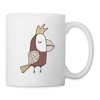 Papagei - Tasse - Weiß - Rechts