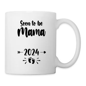 Mama Soon To Be Mom 2024 Mother Pregnant Kids Moth - Mug - white - Right