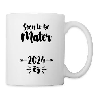 Mater Soon To Be Mom 2024 Mother Pregnant Kids Mot - Mug - white - Right