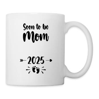 Mom Soon To Be Mommy 2025 Mother Pregnant Kids Mot - Mug - white - Right