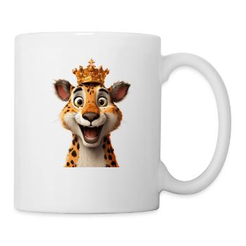 The Crowned King of the Savannah - Mug - white - Right