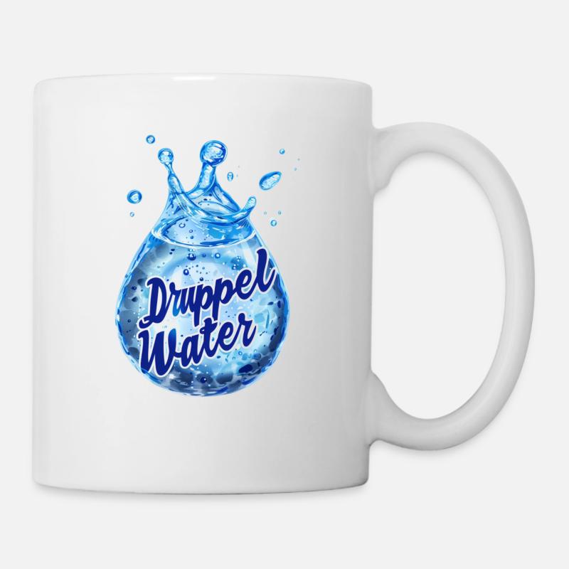 Wassertropfen - Tasse - Weiß