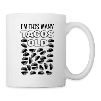 30th Birthday Gift Idea Thirty Tacos Funny - Mug - white - Right