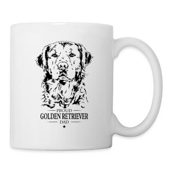 Golden Retriever Dad Dogs Dog Wilsigns - Mug - white - Right