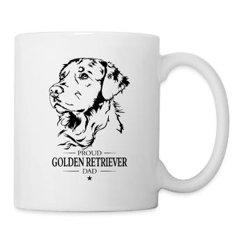 Golden Retriever Dad Dogs Dog Wilsigns - Mug - white - Right