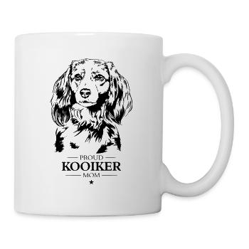 Kooiker Mom Hunde Hund Kooikerhondje Wilsigns - Tasse - Weiß - Rechts