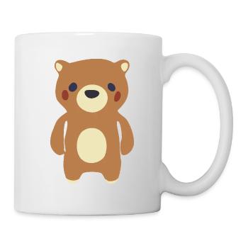 Teddybär Bär - Tasse - Weiß - Rechts