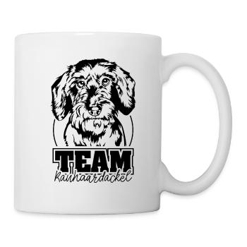 TEAM Teckel à poil dur Chien Chiens Wilsigns - Mug blanc - blanc - Droite