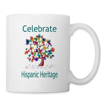 Célébrez le patrimoine hispanique (W2) - Mug blanc - blanc - Droite