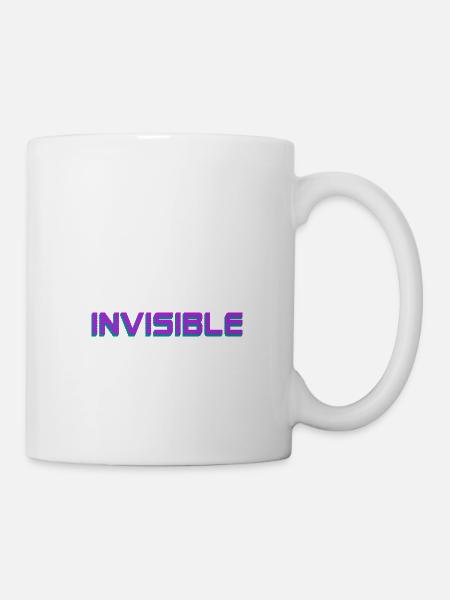 Invisible Unsichtbar - Tasse - Weiß