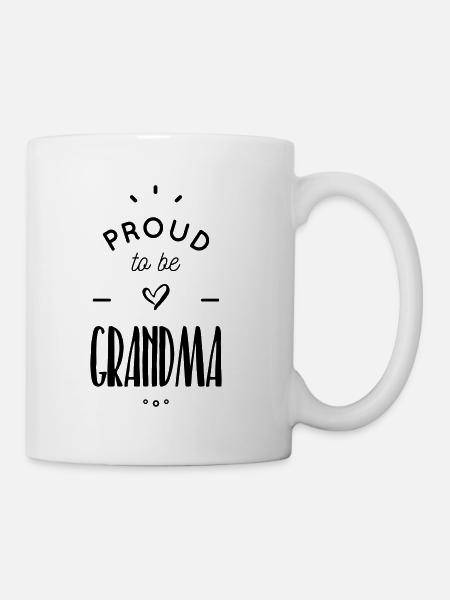 proud to be grandma - Kop/krus - hvid