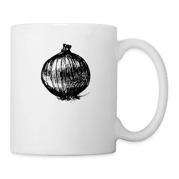 Oignon - Mug blanc - blanc - Droite