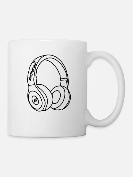 Casques - Bande dessinée - Aimpursuit - Mug blanc - blanc