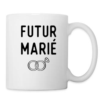 Futur marié evg - Mug blanc - blanc - Droite