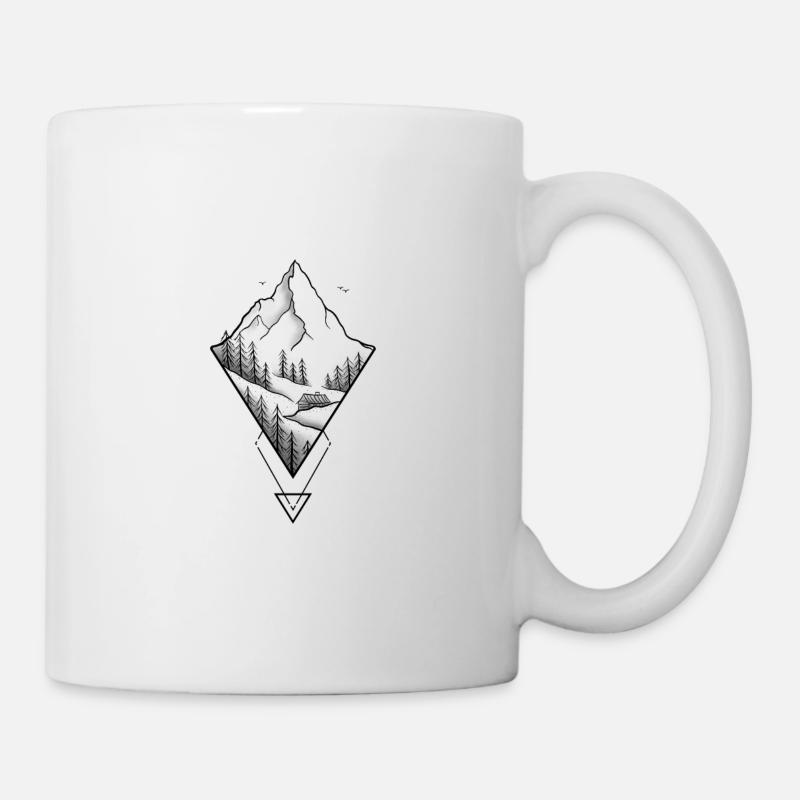 Triangle Mountain - Mug - white