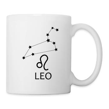 Horoskop Löwe Constellation Löwe - Tasse - Weiß - Rechts