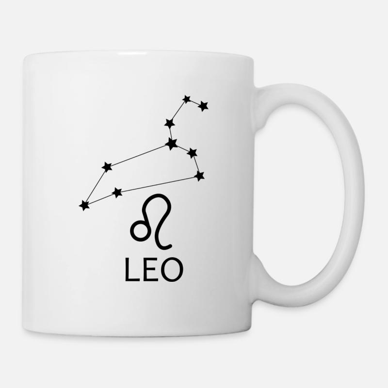 Horoskop Löwe Constellation Löwe - Tasse - Weiß