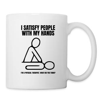 Physiotherapists sayings | Masseur Profession Gift - Mug - white - Right