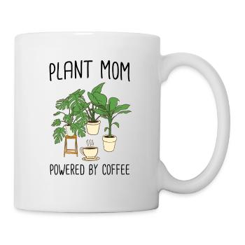 Pflanzen Mama Kaffee | Zimmerpflanzen Geschenkidee - Tasse - Weiß - Rechts