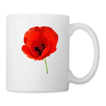 Corn poppy - Mug - white - Right