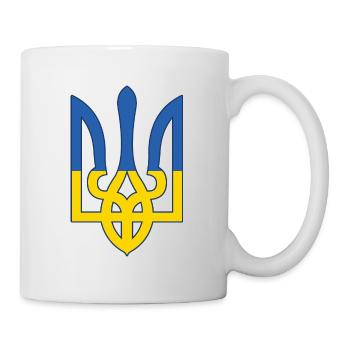 Ukraine Flag Symbol - Flag Of Ukraine - Mug - white - Right