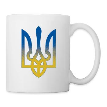 Ukraine Flag Symbol - Flag Of Ukraine - Mug - white - Right