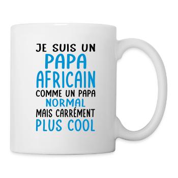 Papa Africain comme un papa normal plus cool - Mug blanc - blanc - Droite