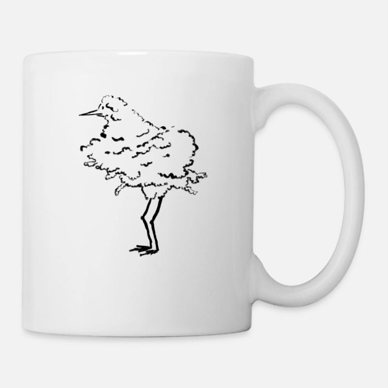 Vogel Baum - Tasse - Weiß