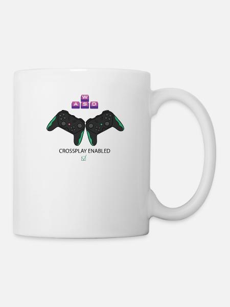 Crossplay aktiviert - Tasse - Weiß